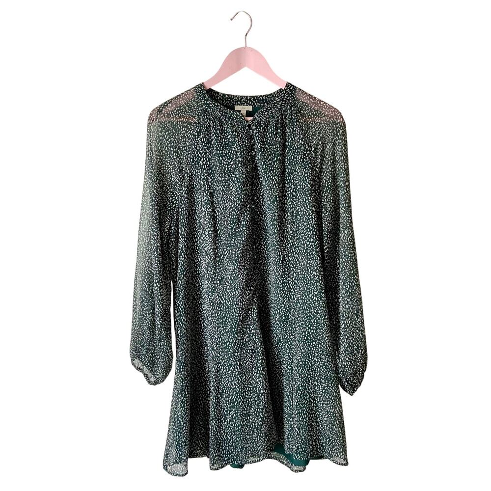 Joie Balloon Sleeve Dot Dress